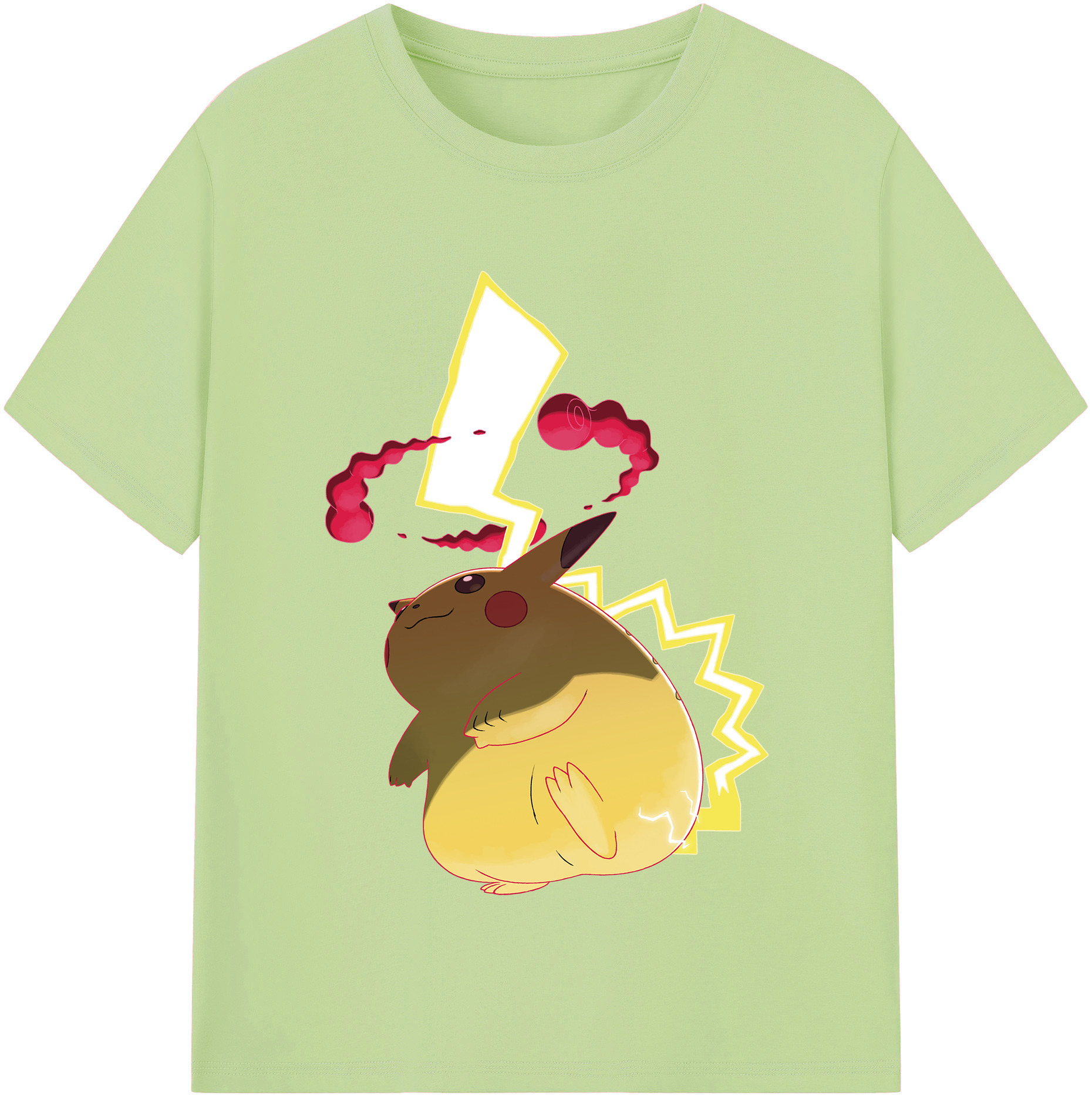（画像用） ポケットモンスター Pokémon 綿100％半袖Tシャツ（フロントプリント）